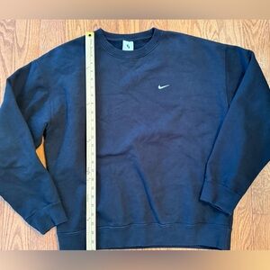 Nike Solo Swoosh Men's Fleece Crew Black Large Sweatshirt